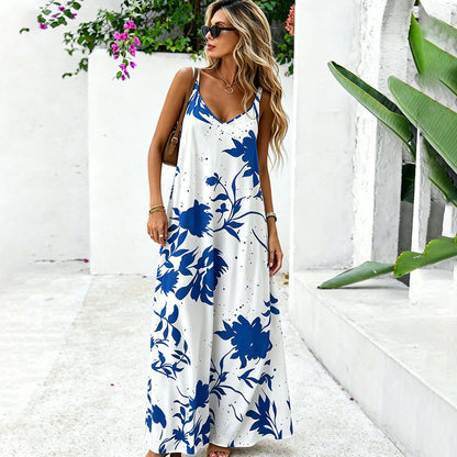 🔥Summer Sale🔥printed slip dress